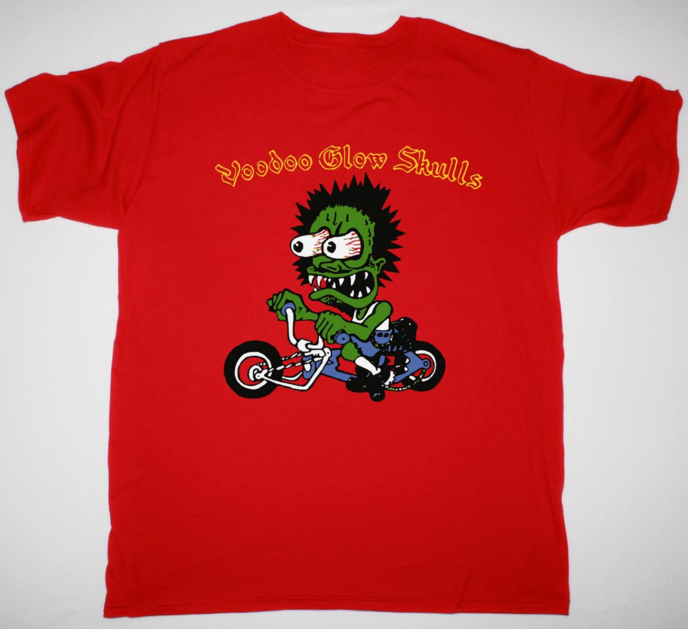 激レア 極美品 90s Voodoo Glow Skulls L バンドT VOODOO GLOW SKULLS FIRME NEW RED T Shirt All Size S-5XL COTTON
