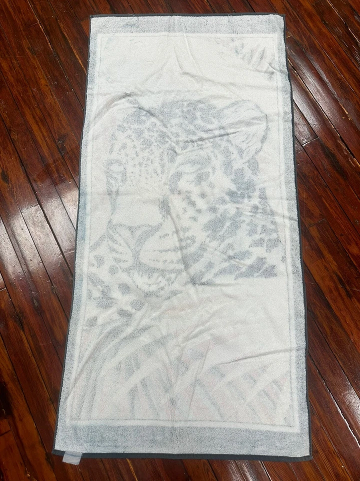 "Toalla de playa grande vintage Big Cat leopardo, puma, león, puma 57"" X 27" Foto 4 de 4