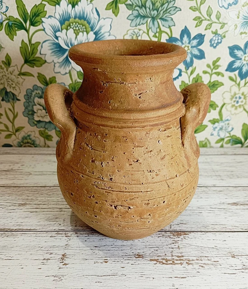 France - Petit Pot Ancien en Grès Fait main - Artisanat français traditionnel - Photo 2/4