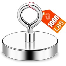 Strong Fishing Magnets 1000 lbs 453 KG Strong Neodymium Magnet Heavy Duty Ma...