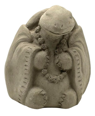 #ad Zen Meditation Turtle Figurine Concrete Chinese Symbols amp; Beaded Necklace 3.5quot; $78.87