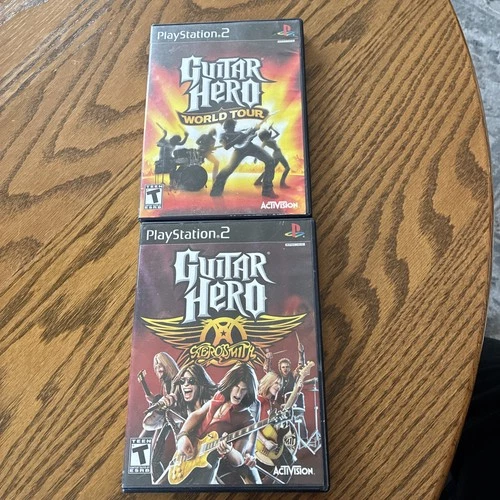 PlayStation 2 Guitar Hero World Tour And Aerosmith DVD