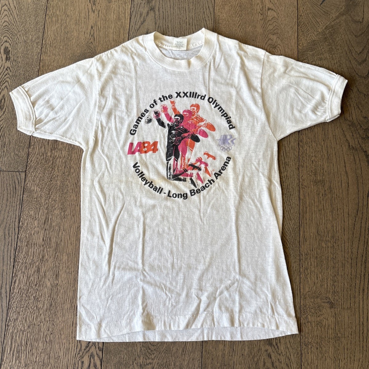 Vintage 1984 Summer Olympics Los Angeles Volleyball Long