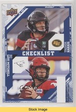 2019 Upper Deck CFL Checklist Blue Bo Levi Mitchell Trevor Harris #200 READ ry5