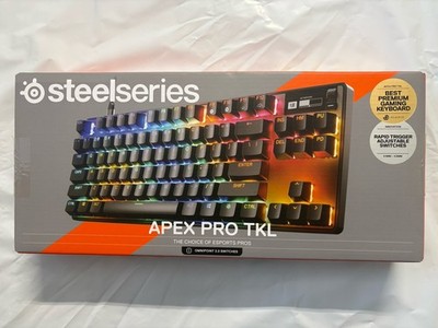 SteelSeries Apex Pro TKL Gen 3 Gaming Keyboard Black QWERTY US Layout