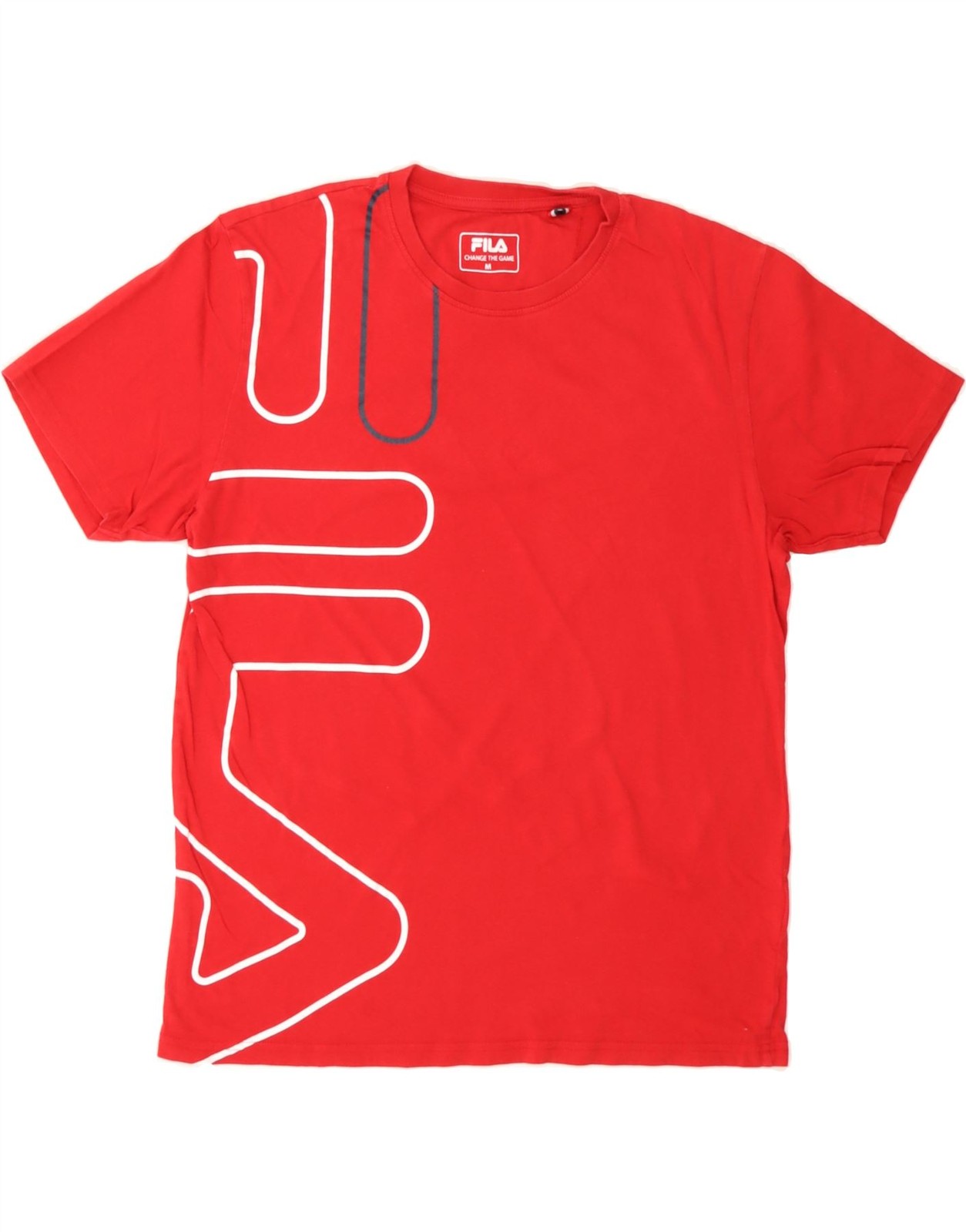 FILA Maglietta Uomo Grafica Top Medium Rosso CY13
