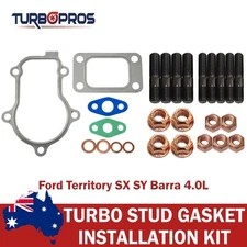 Turbo Charger Installation Stud & Gasket Kit For Ford Territory SX SY Barra 4.0L