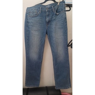 Levis 514 Straight Fit Mens Jeans Medium Wash Denim 32x28 Stretch Pants