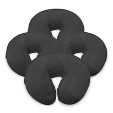Premium 100 Cotton Flannel Face Cradle Covers, Pack of 4 Greenish Grey