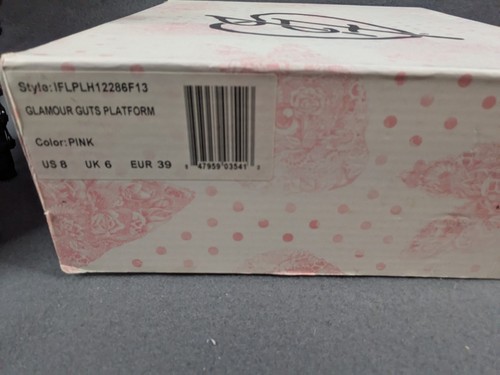 Iron Fist Glamour Guts Platform Heels Shoes US Size 8 NEW IN BOX - Picture 7 of 10