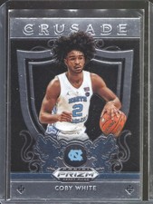 2019-20 Panini Prizm Draft Picks - Coby White #61 - University Of North Carolina