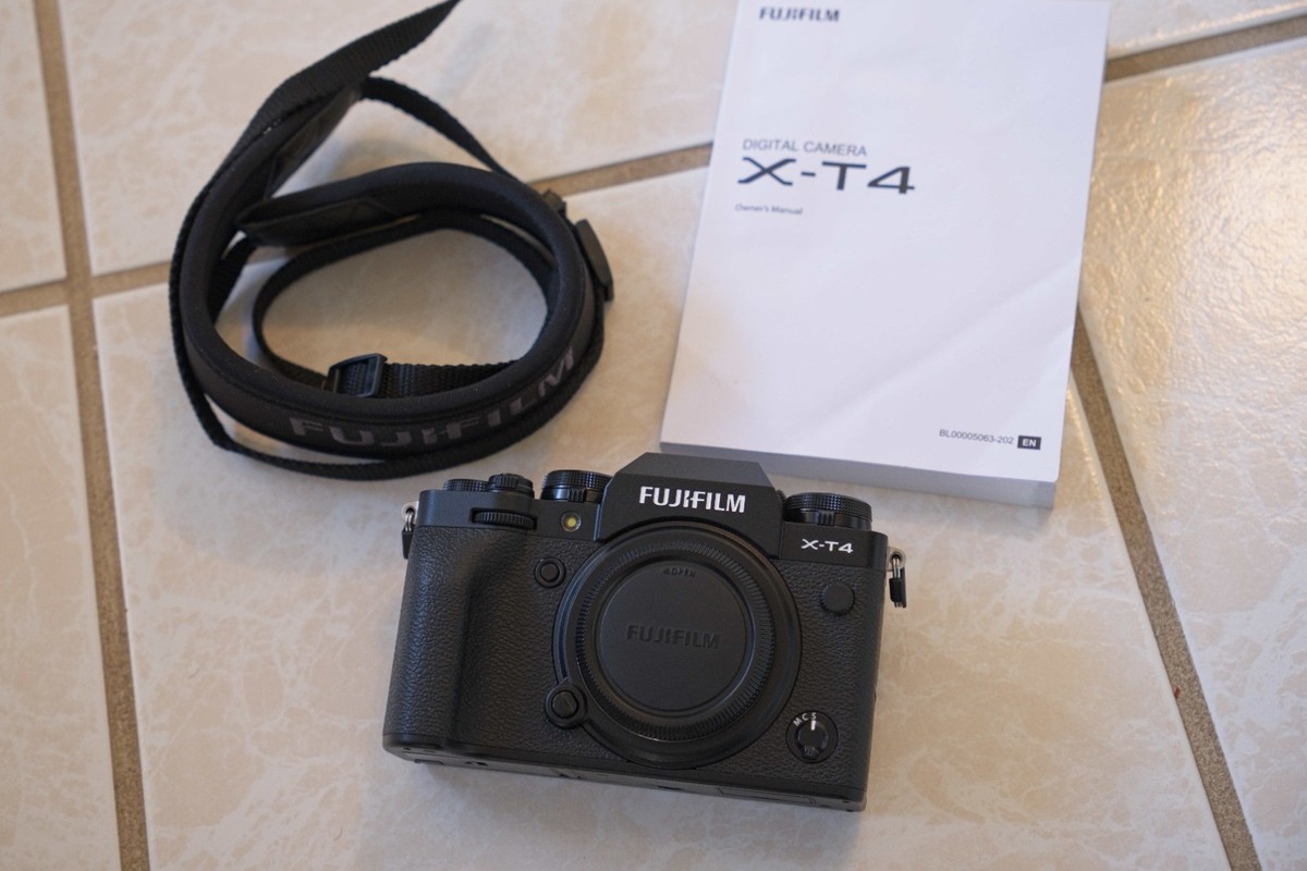 Fujifilm X-T4 26.1 MP Mirrorless Camera - Black (Body Only) for
