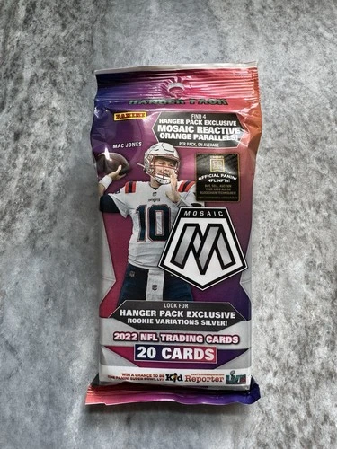 NFL FOOTBALL-2022 Panini Mosaic-NEW/SEALED-20 Card Hanger Pack-Inserts-Auto?
