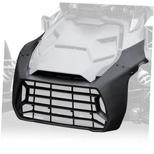  Front Fascia for Can-Am Ryker, Black Combination Front Fascia Kit for Can Am 