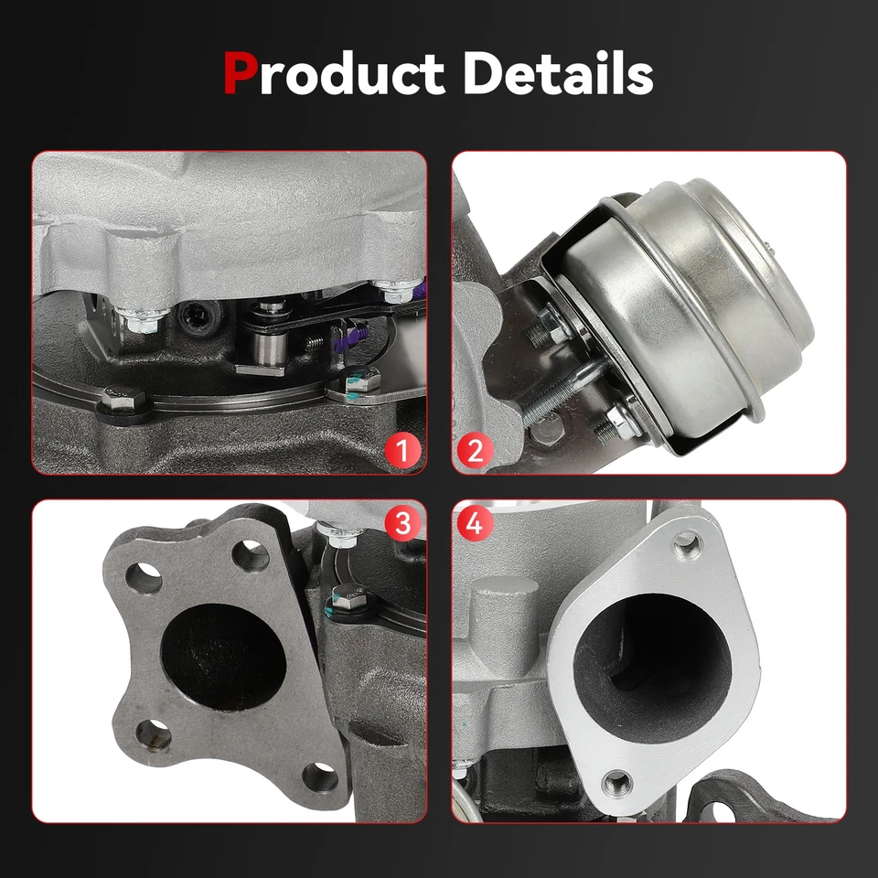 Turbocharger For 2006- Pathfinder Navara Pathfinder 2.5L DI with YD25 Engine Foto 2 de 4