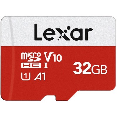 Lexar 32GB Micro SD Karte E Serie, microSDHC UHS-I Flash Speicher 32GB, x1
