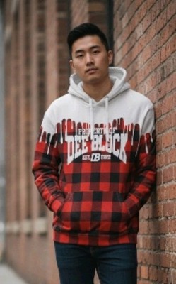 Drip Dee Block 23Point5 Hoodie Sweatshirt Men's Medium Excellent D30 Streetwear