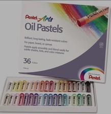 Pentel Oil Pastels Assorted Colours, Set of 36