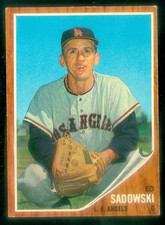 1962 TOPPS #569 ED SADOWSKI EX
