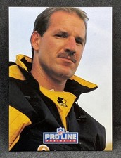 1992 Pro Line Portraits #414 Bill Cowher Rookie Card Coach Pittsburgh Steelers. rookie card picture