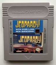 Jeopardy Nintendo Game Boy GB DMG-JP-USA Tested Working + Clear Case