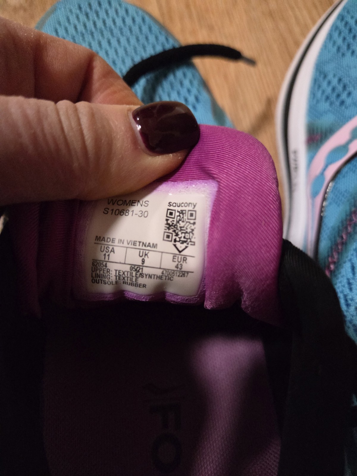 SAUCONY PWR RUN OMNI 20 WOMEN WALKING SNEAKERS SIZE 11 BLUE ATHLETIC SHOES thumbnail 16