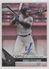2021 Bowman Platinum Top Prospects Pink 149/199 Mario Feliciano #TOP-82 Auto r7d