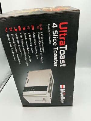Mueller UltraToast Stainless Steel Toaster 4 Slice   MT440SS