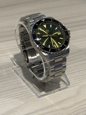 San Martin SN0136 39mm Sub Diver GMT Watch - Green