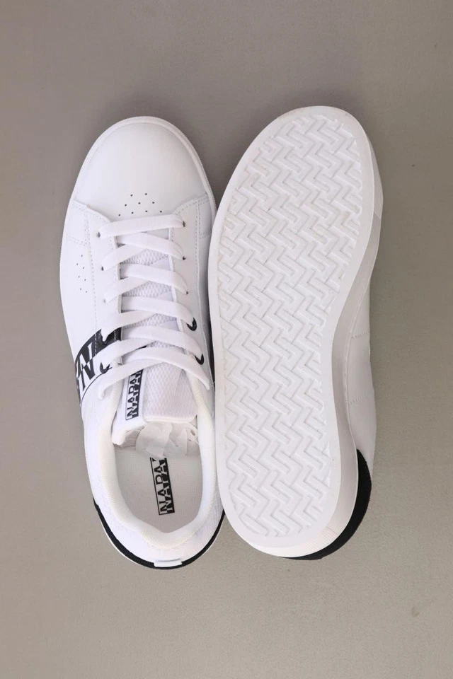 ✅ Napapijri Sneaker für Damen Gr. 39 neuwertig weiß aus Leder ✅ - Bild 4 von 4