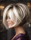 Highlight Blonde Straight Human Hair Wig 13x4  Lace Front Wig 200%