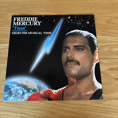 Freddie Mercury (Queen) & Dave Clark - Time (Extended) 1986 UK vinyl 12  single