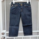 Big Star Dark Wash Low Rise Cropped Capri Stretch Denim Jeans Size 27 R NEW — photo 1