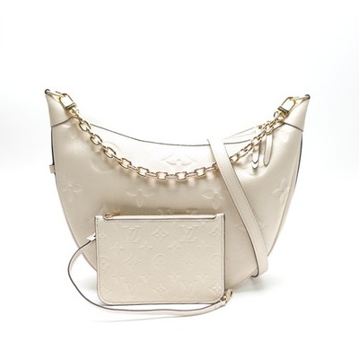 Louis Vuitton Loop Hobo Beige Leather Shoulder Bag