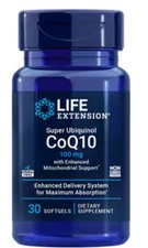 Life Extension Super Ubiquinol CoQ10 w/ Enhanced Mitochondrial 100mg 30 softgels