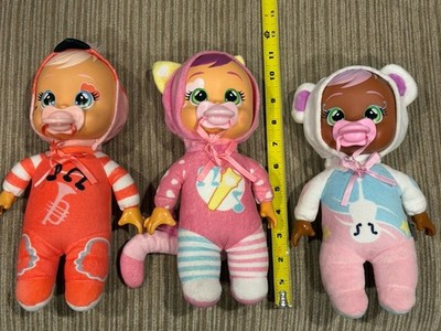 Cry Babies Tiny Cuddles 10'' Kitty Cat, Flamingo, Polar Bear Baby Dolls