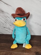   2Phineas and Ferb Perry the Platypus Disney Parks Agent P Plush 10"   