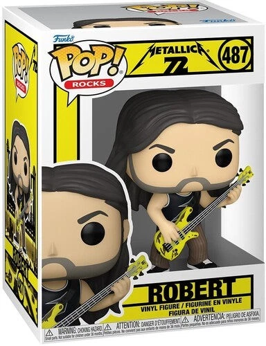 Metallica Funko POP! Rocks: Metallica - Robert (72 Seasons) (Vinyl Figure, Colle