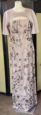 Kay Unger New York Sequined Floral Mother Of The Bride Gown Size 12