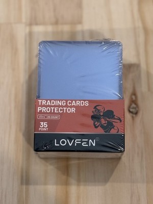  ️ Genuine Lovfen Trading Cards Protector   3  x 4  Top Loaders (25 Count)