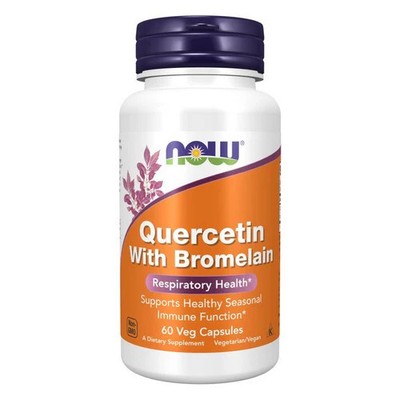 Quercetin with Bromelain 60 VegCaps  by Now Foods