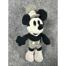 Walt Disney World Steamboat Willie Mickey Mouse Plush 2000 Vintage