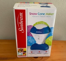 Sunbeam Electric Snow Cone & Slushies Maker FRSBSC150-BLS Blue Brand New In Box