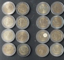 16 MONEDAS  2€ 2007 SC 50 ANIVERSARIO TRATADO DE ROMA 