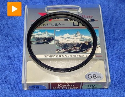Kenko 58 mm MC Multi-Coated UV SL-39 Screw-In Filter  [Top Mint] Bundled 50% OFF