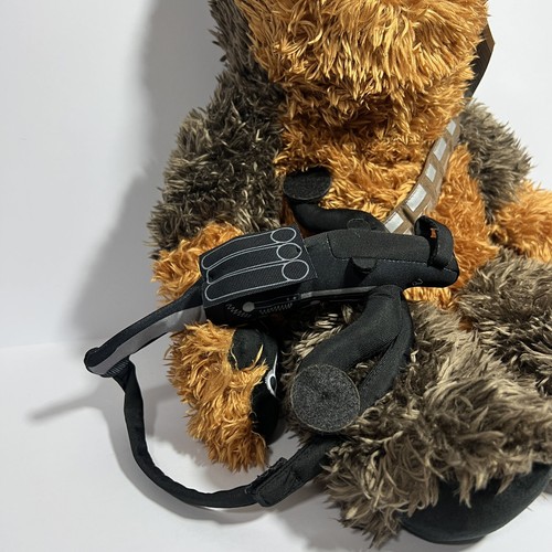 Build-A-Bear Disney Star Wars 21" Chewbacca Plush Retired Soundbox Crossbow NWT - Picture 2 of 12
