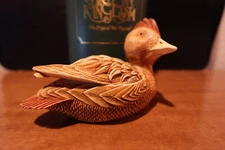 Harmony Kingdom Keeping Current Smew Duck UK Made Box Figurine In Reduction Sale