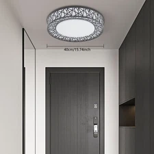 Dimmable Flush Mount Ceiling Light, Adjustable Modern Ceiling Lamp Fixture