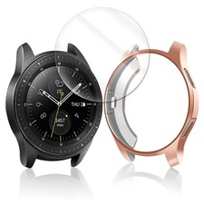 Tempered Glass Screen Protector Case Cover f Samsung Gear S3 Frontier SM-R765A