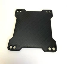 4150 HOLLEY DOUBLE PUMPER CARBURETOR INTAKE MANIFOLD COVER PLATE BLACK